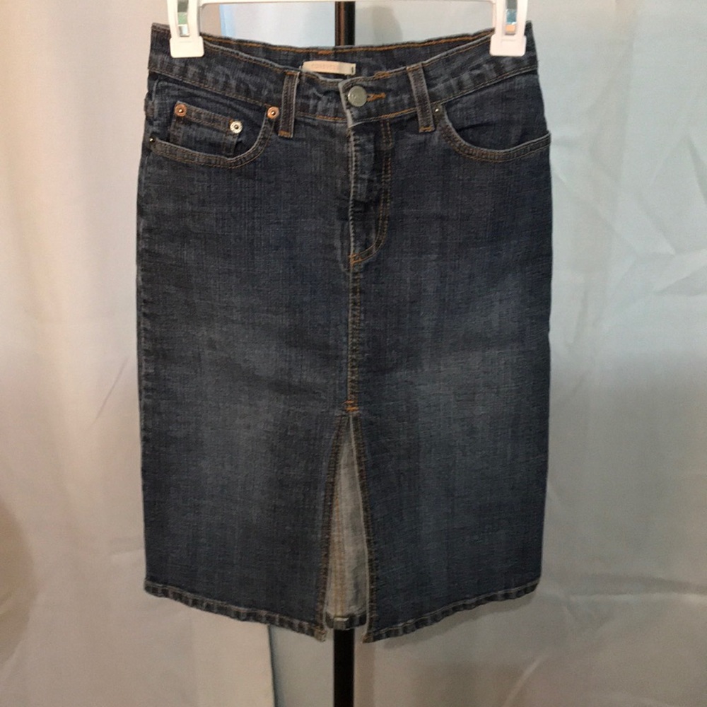 Jean skirt from opening